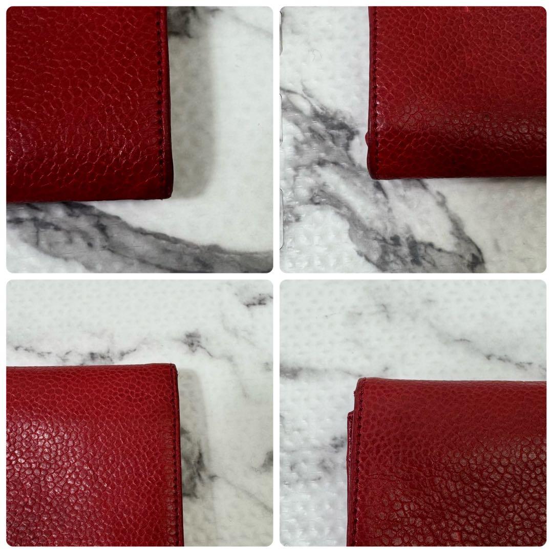 シャネル　ケース　ココマーク　キャビアスキン　ギャランティー　ヴィンテージ