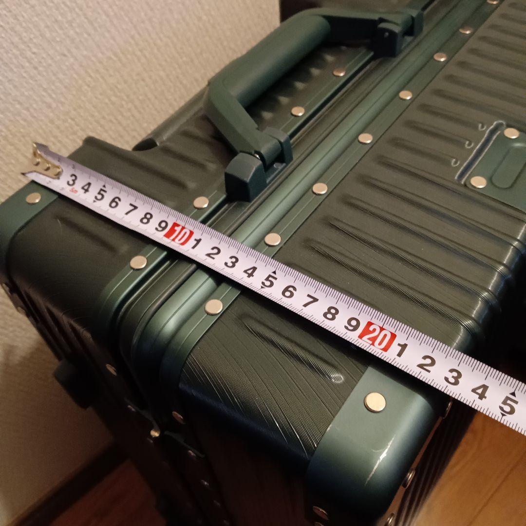 ダークグリーン ダイヤル式TSA キャリーケース スーツケース トラベル