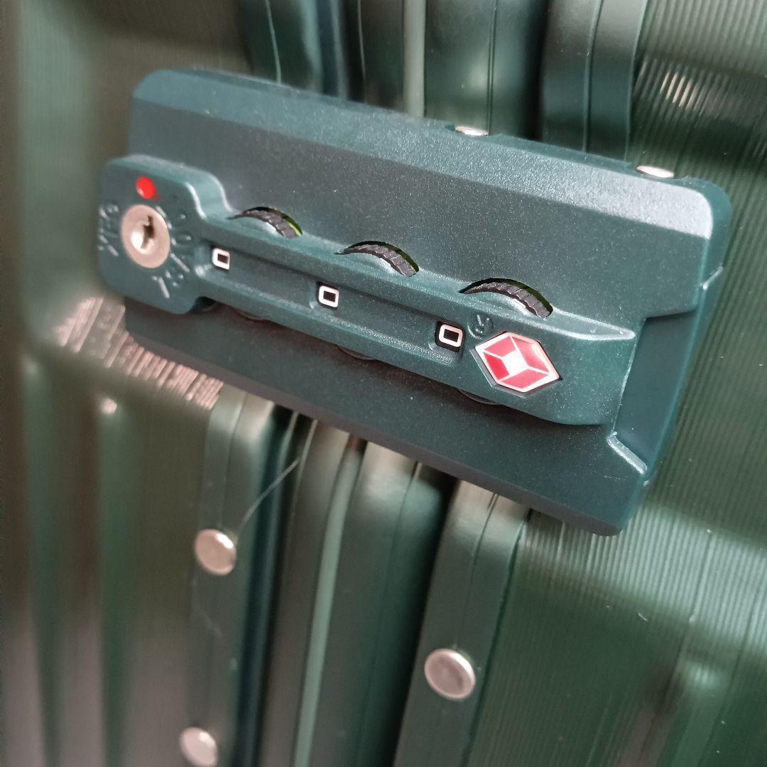 ダークグリーン ダイヤル式TSA キャリーケース スーツケース トラベル