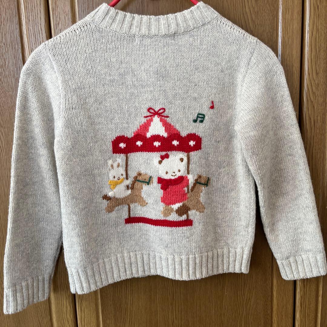 familiarカーデ110美品　可愛い