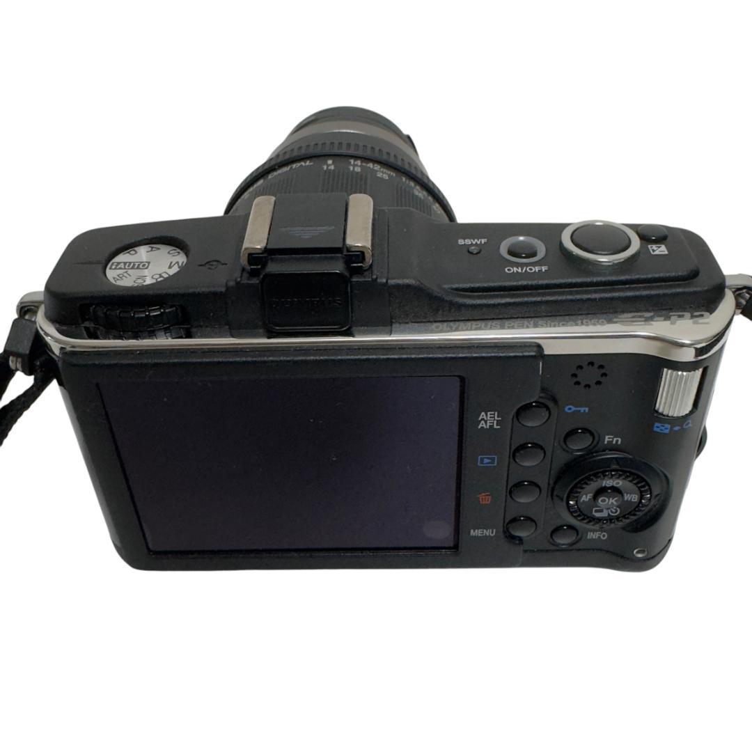 美品OLYMPUS オリンパス 高機能ミラーレス一眼レフカメラ PEN E-P2