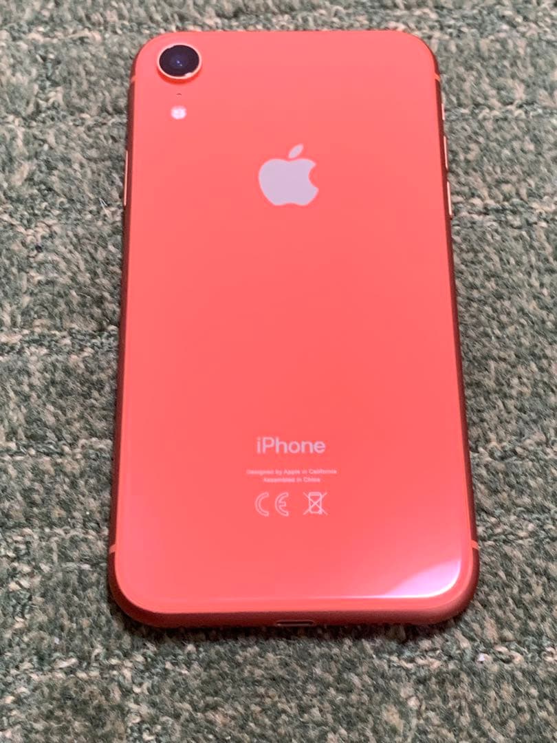 【ほぼ新品同様★電池新品】iPhone XR 256GB コーラルSIMフリー