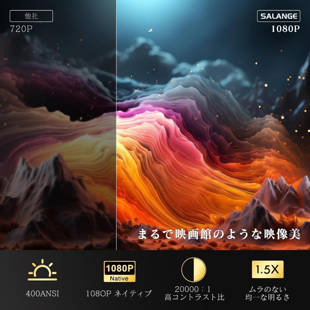 issyさま　　 【2025年最新・公式認証】ホームプロジェクター 小型