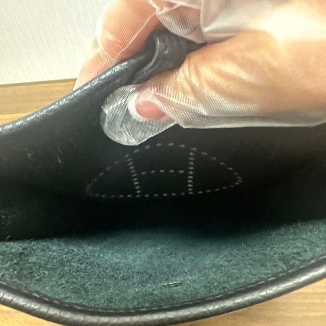 HERMES エルメス エブリンTPM 黒 ブラック シルバー金具