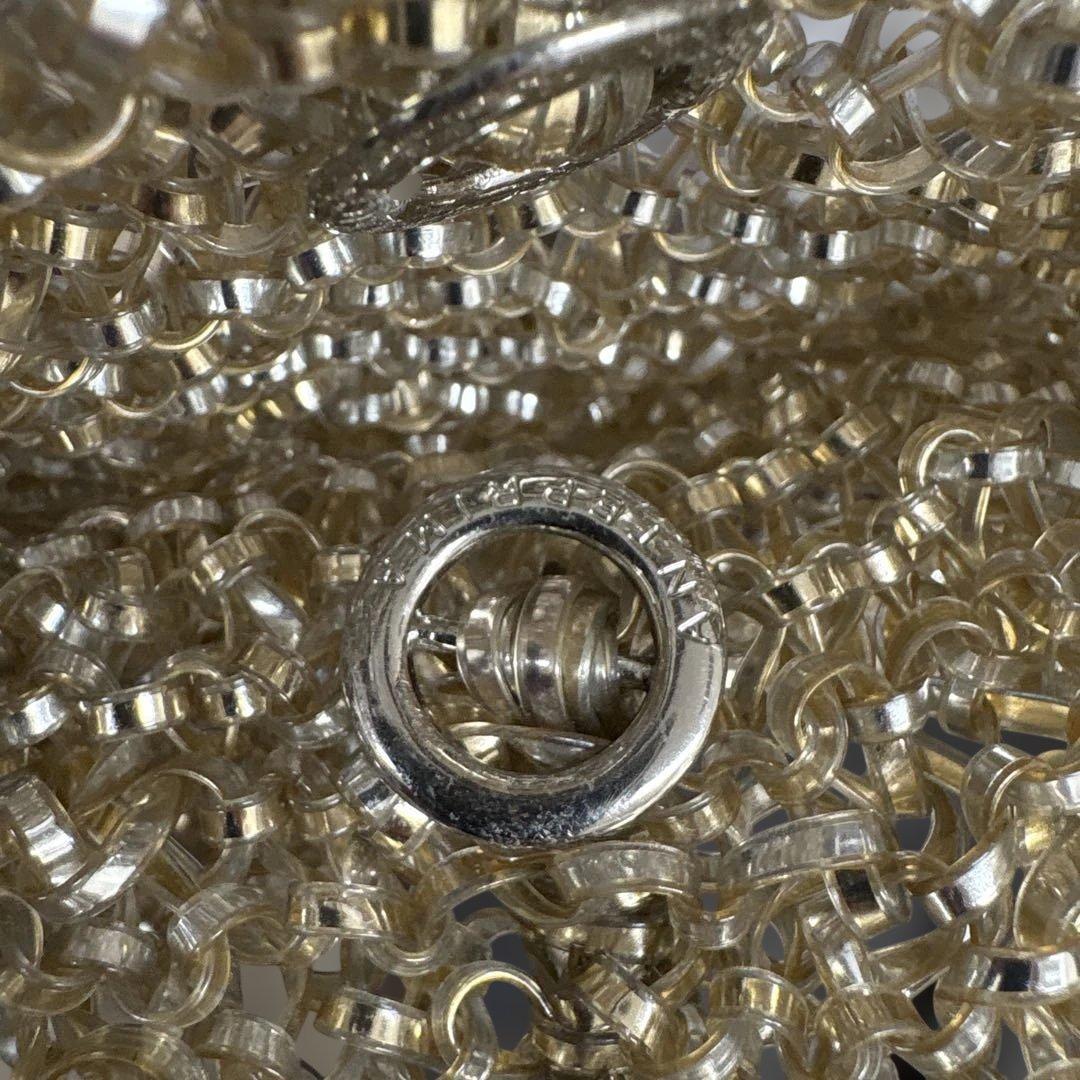 アンテプリマ　ワイヤーハンドバッグ　がま口　リボン　ゴールド