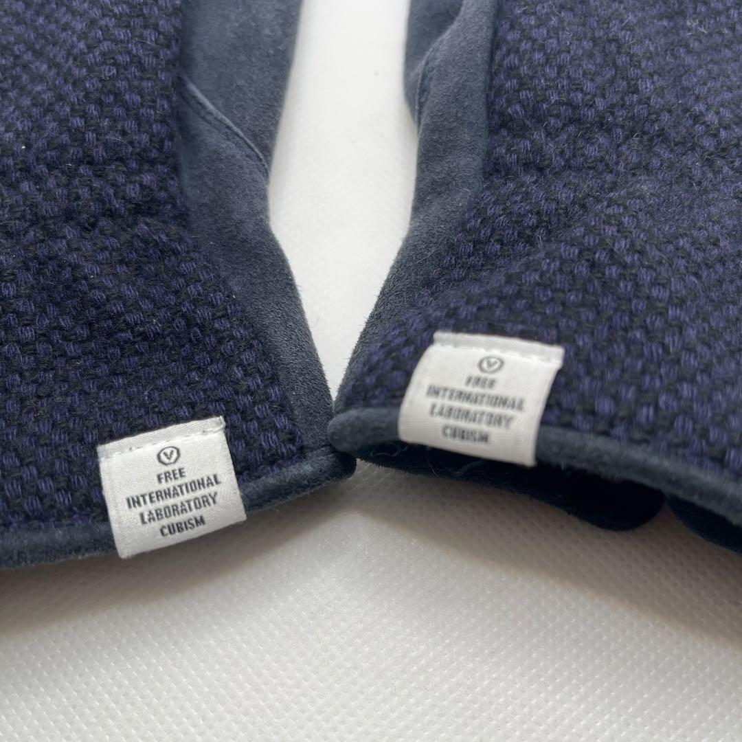 VISVIMヴィズヴィムGLOVE カシミア x スウェード製グローブ 手袋