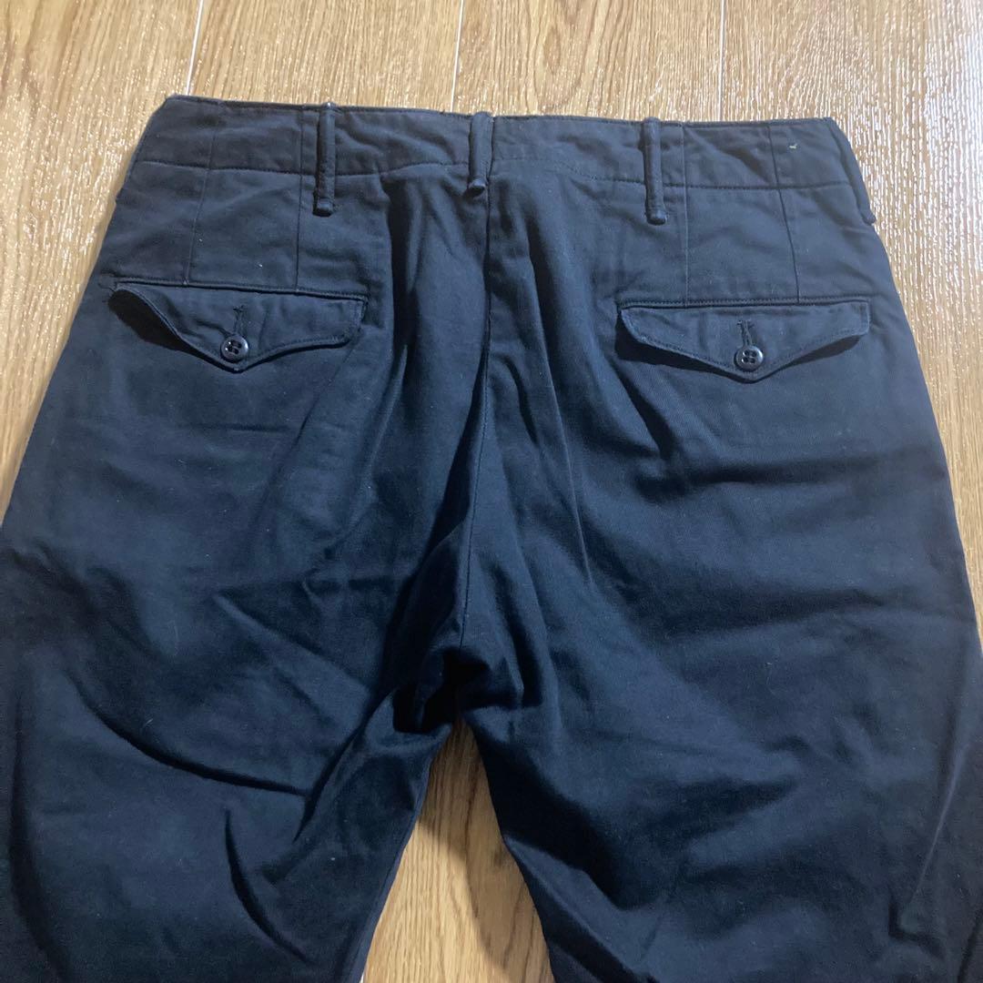 ラルフローレン RRL オフィサーズチノ ブラック チノパン