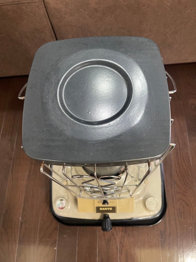 SANYO ストーブ ベージュ・黒
