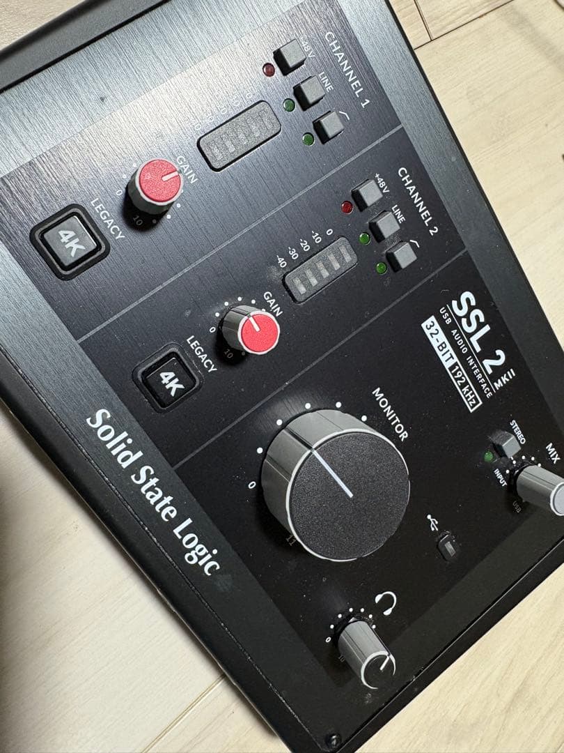 SSL2MK2オーディオインターフェイス