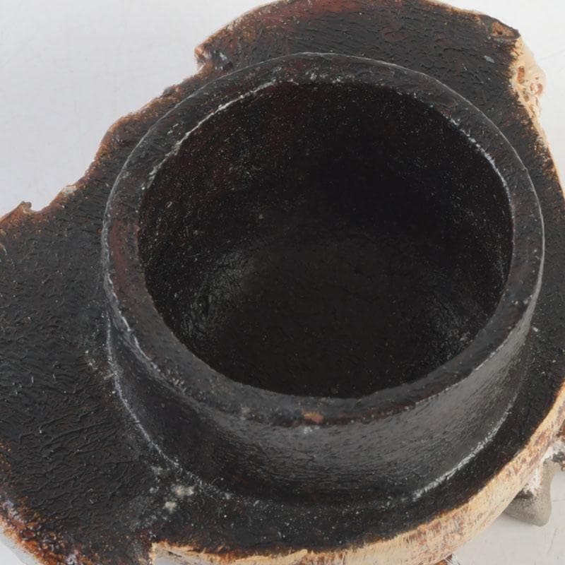 乾漆　梟　香炉　置物　飾り物　燭台　合わせ箱　C　9280