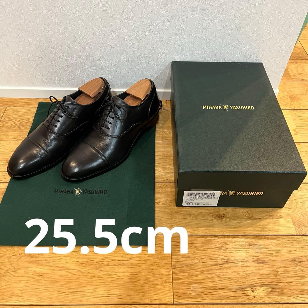 ［美品］MIHARA YASUHIRO 炙り出しストレートチップ ミハラヤスヒロ