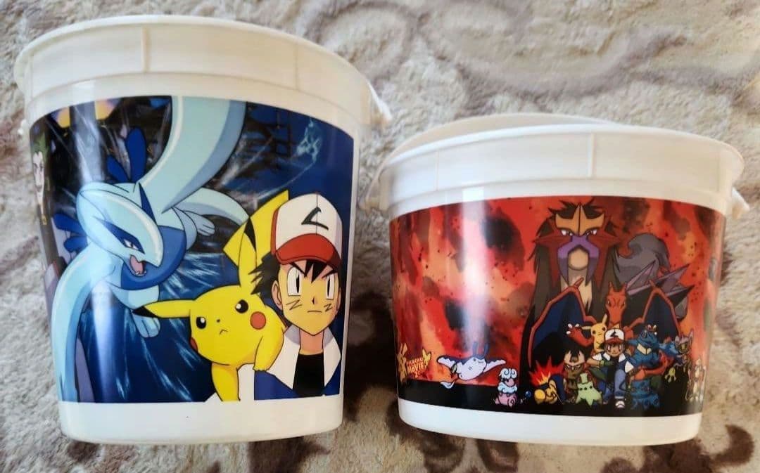 【レア】ポケモン 映画 ポップコーンバケツ ルギア 爆誕 結晶塔の帝王 エンテイ