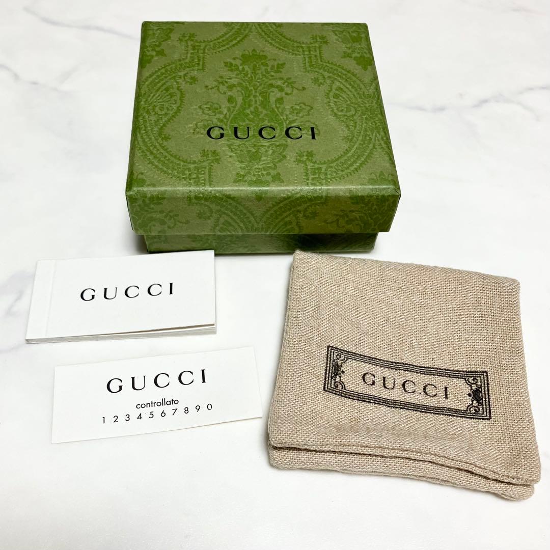 グッチ シルバーリング 925 GG インターロッキング 箱・袋・説明書付き