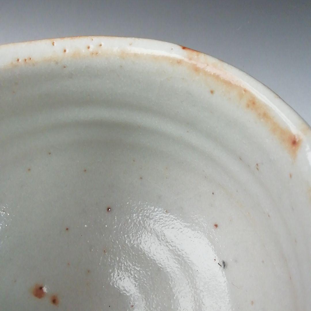 Ｔ２２３　茶碗　『志野茶碗』『養心窯　樋口統三作』　共箱　抹茶碗　茶道具