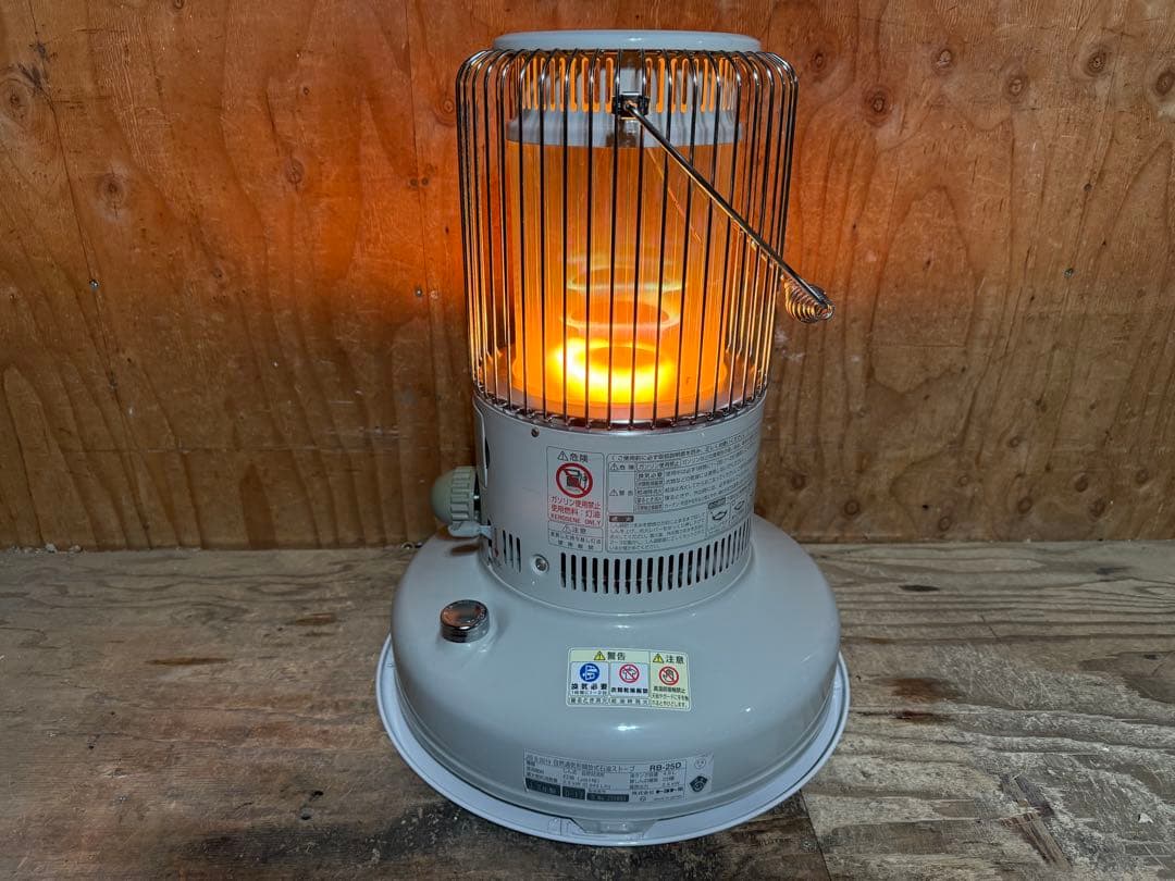 芯乾燥済 石油ストーブ 置台新品レインボー RB-25D分解メンテナンス済