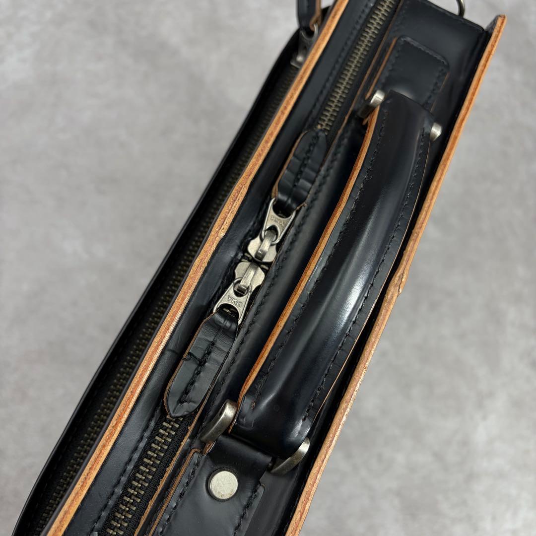 【美品✨】コンプレックスガーデンズ 枯淡 コタン 2wayブリーフケース 青木鞄