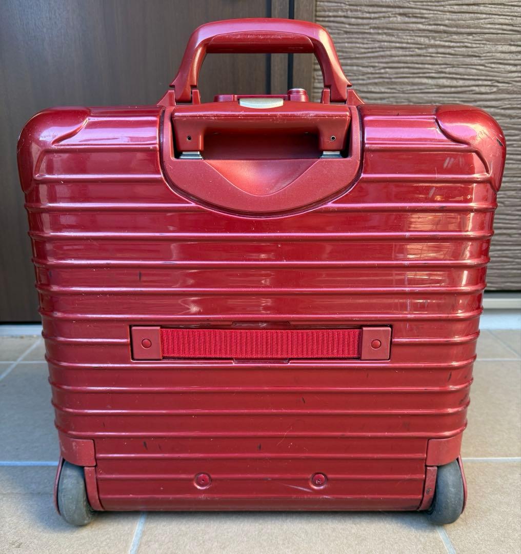 廃盤 リモワ レッド アタッシュ ビジネス キャリーケース ビジネストローリー
