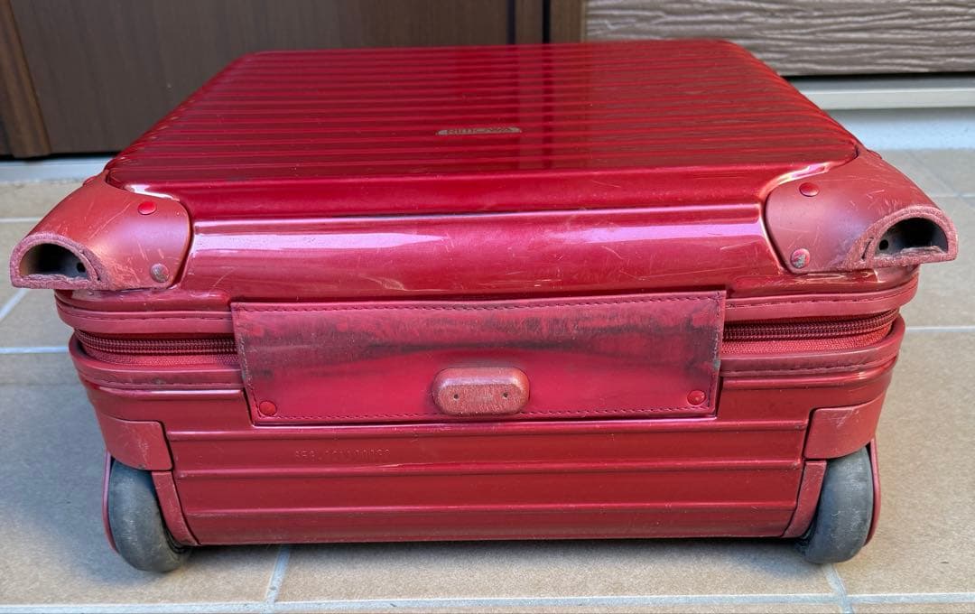 廃盤 リモワ レッド アタッシュ ビジネス キャリーケース ビジネストローリー
