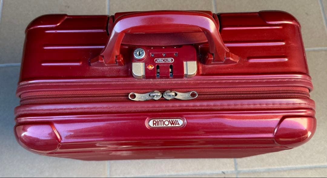 廃盤 リモワ レッド アタッシュ ビジネス キャリーケース ビジネストローリー