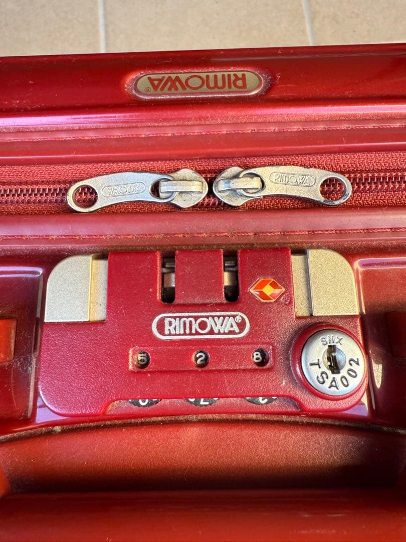 廃盤 リモワ レッド アタッシュ ビジネス キャリーケース ビジネストローリー