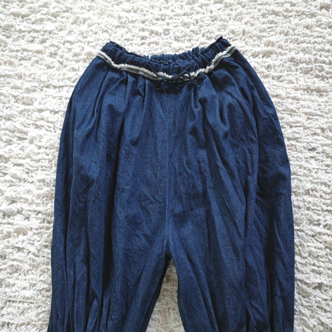 KAPITAL　魔女ブルマ　インディゴデニム　コットン　バルーンパンツ 日本製