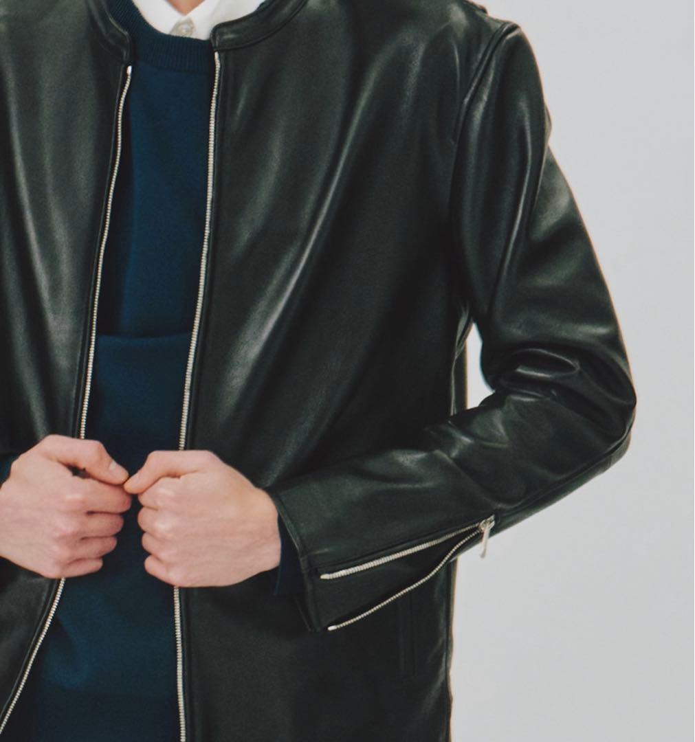 【新品未使用】UNITED TOKYO シングルライダース　ラムレザー　サイズ2