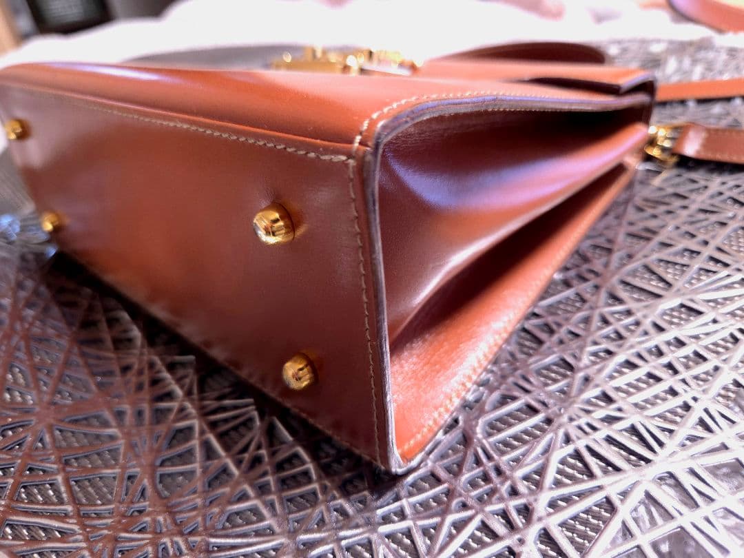 GUCCI ブラウン ハンドバッグ ゴールド金具 グッチ ショルダーバッグ