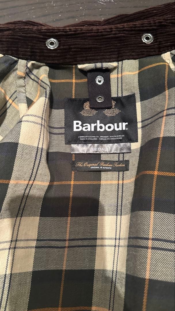 40バブアー ビデイル セージ オイル ライナーセット