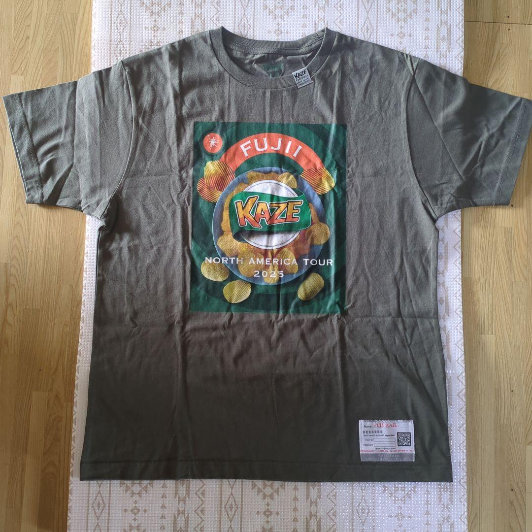 週末値下げ❣️Fujii Kaze2025NATour グリーンポテチT、MかL