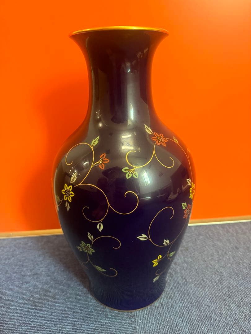 1940  ノリタケ/スタジオコレクション瑠璃金彩 花瓶