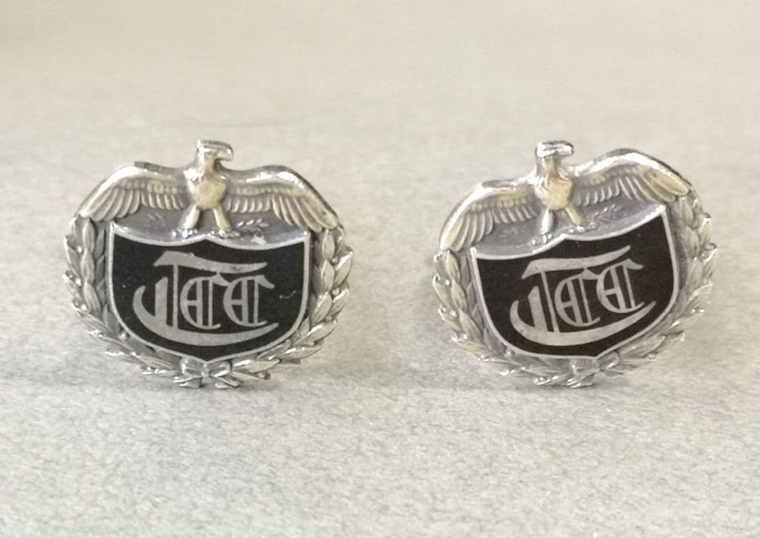 【ゴルフ　非売品　宮勝商店 】『鷹之台カンツリー倶楽部』　シルバー　カフス