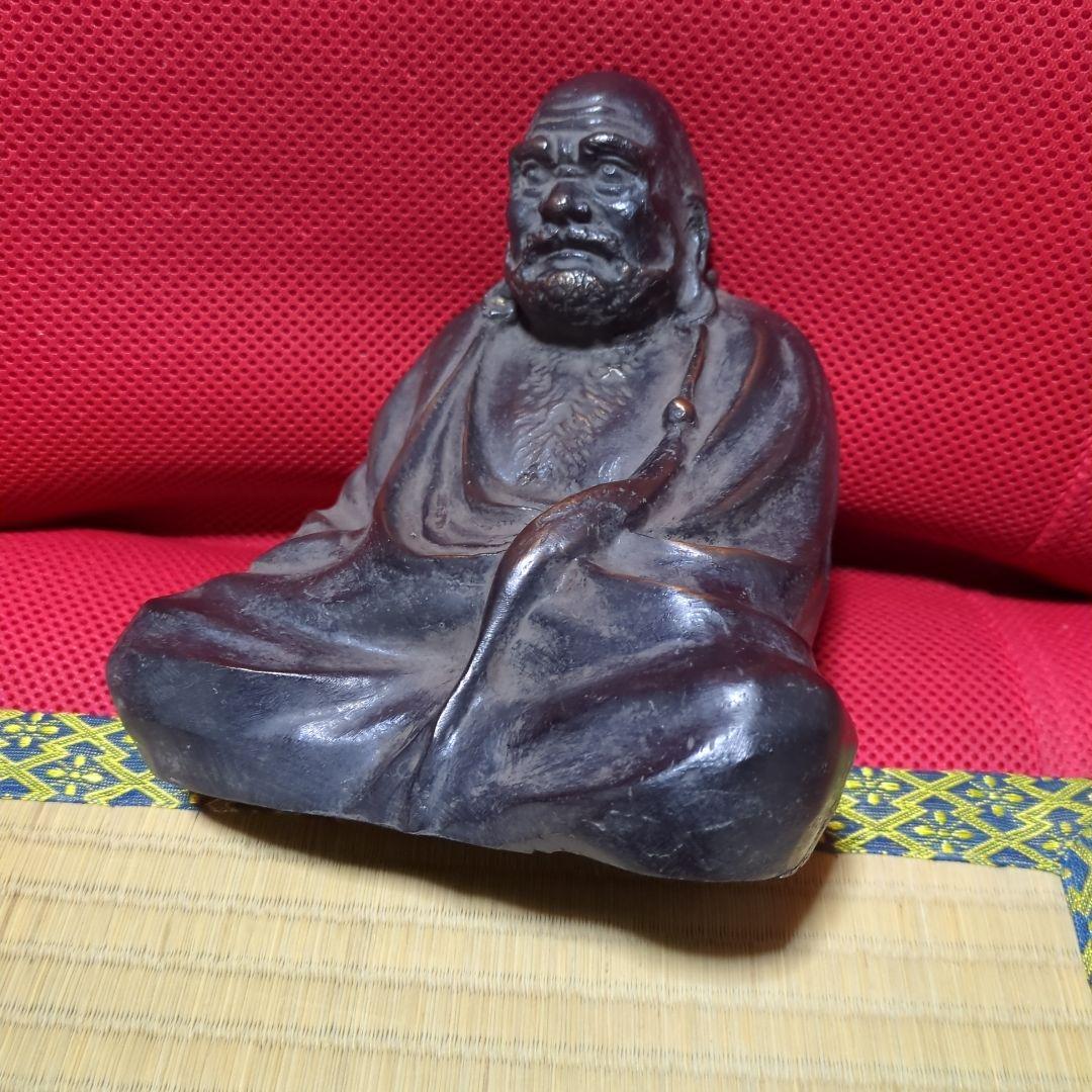 銅製、 達磨大師、仏像