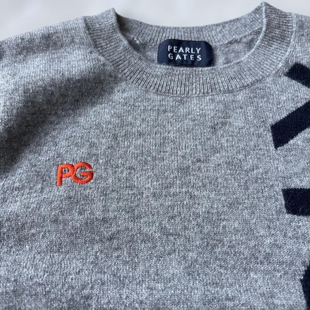 PEARLY GATES カシミヤグレー セーター