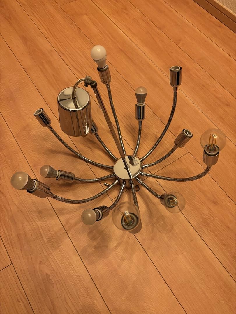 値下げ可。スプートニク　スパイダーライト　ミッドセンチュリー 12灯