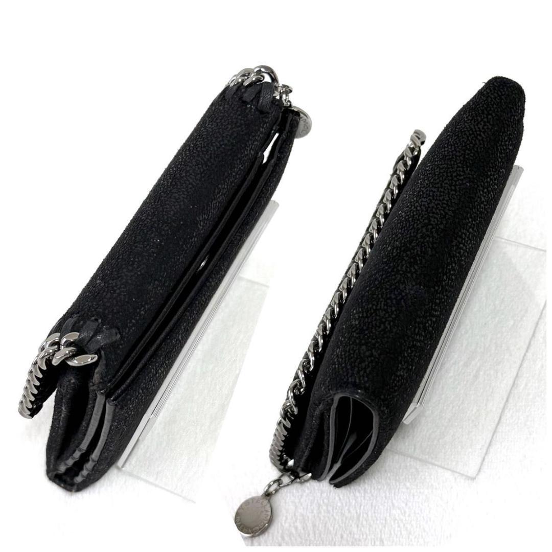 【極美品】ステラマッカートニー 二つ折り財布 ファラベラ ブラック