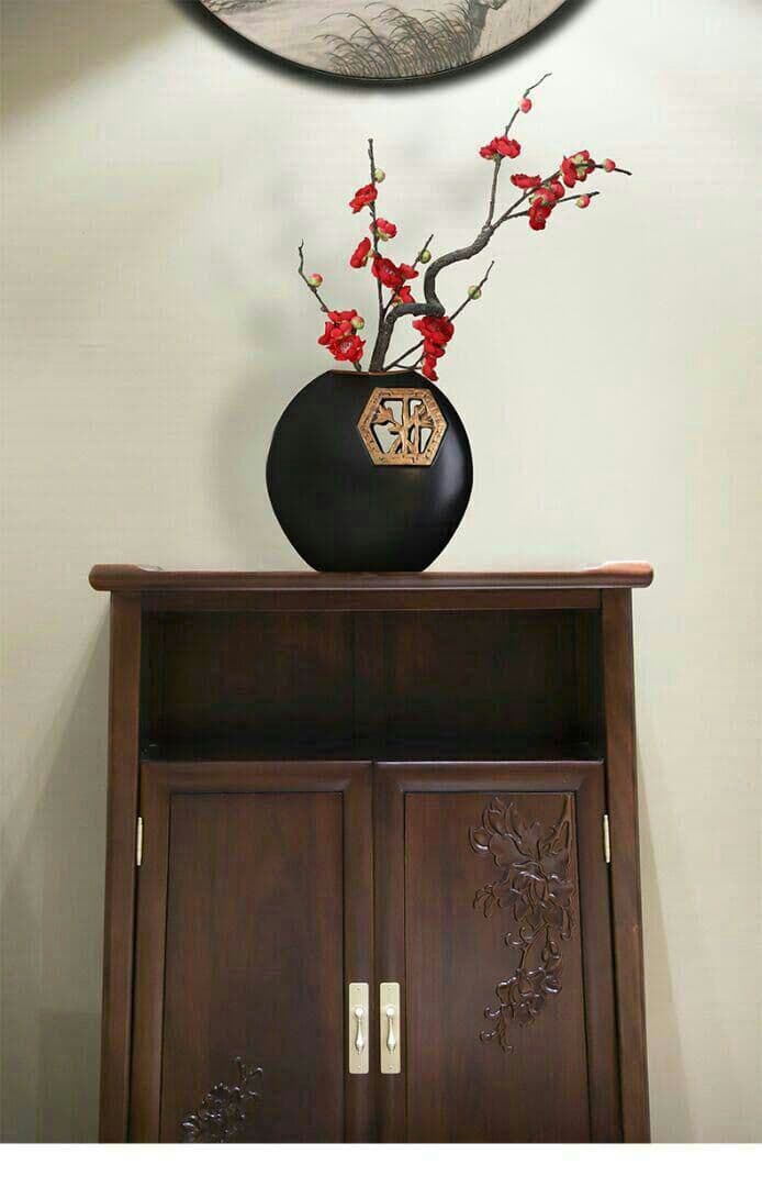 ヴィンテージクラフトフラワーアレンジメント花瓶装飾創造的な装飾品