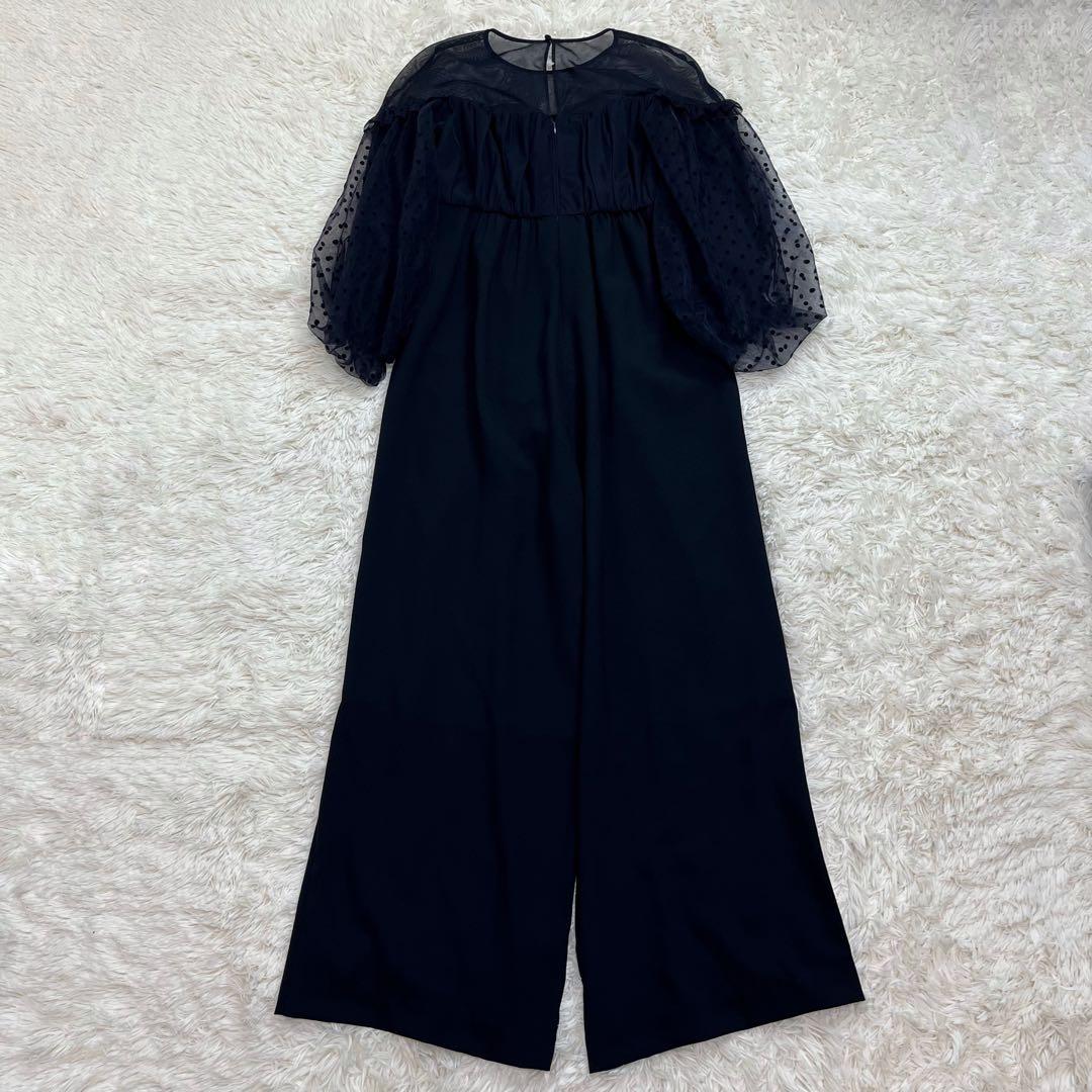 ANDRESD Flocky dot pants dress オールインワン