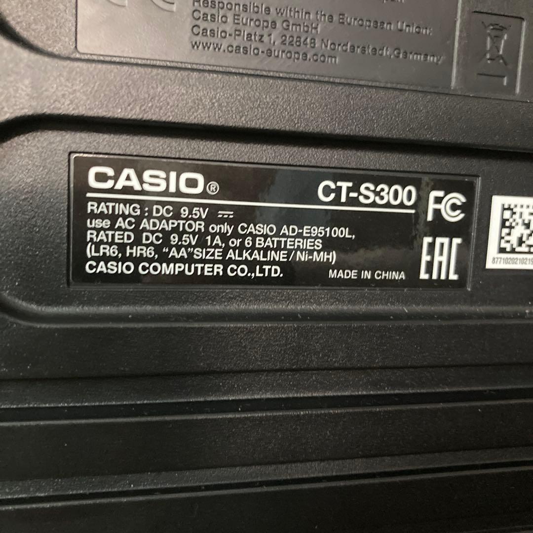 Casiotone CT-S30 61鍵　譜面台・ACアダプタ付き