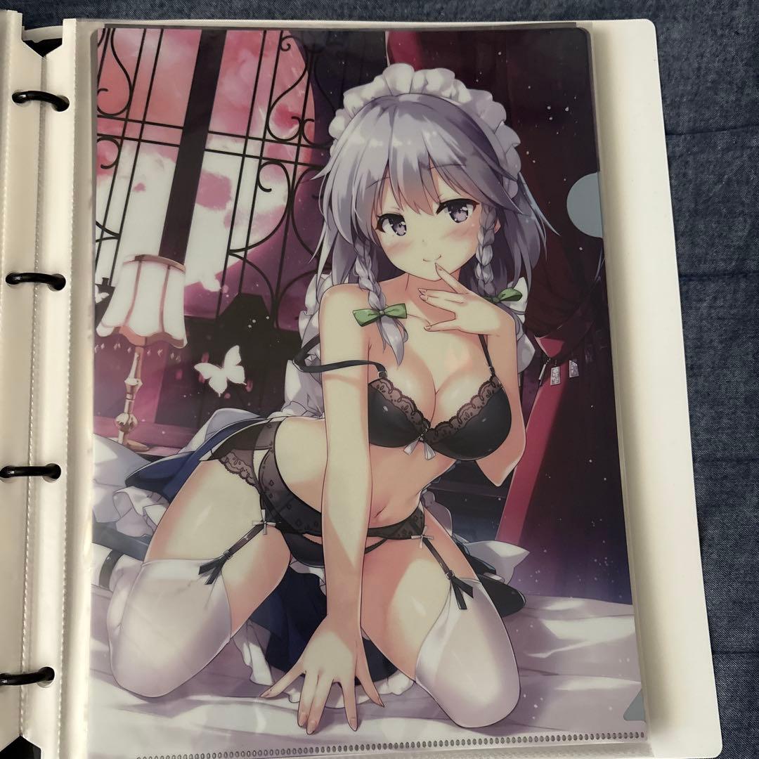 東方project 咲夜　水着　美少女　クリアファイル　VZ16
