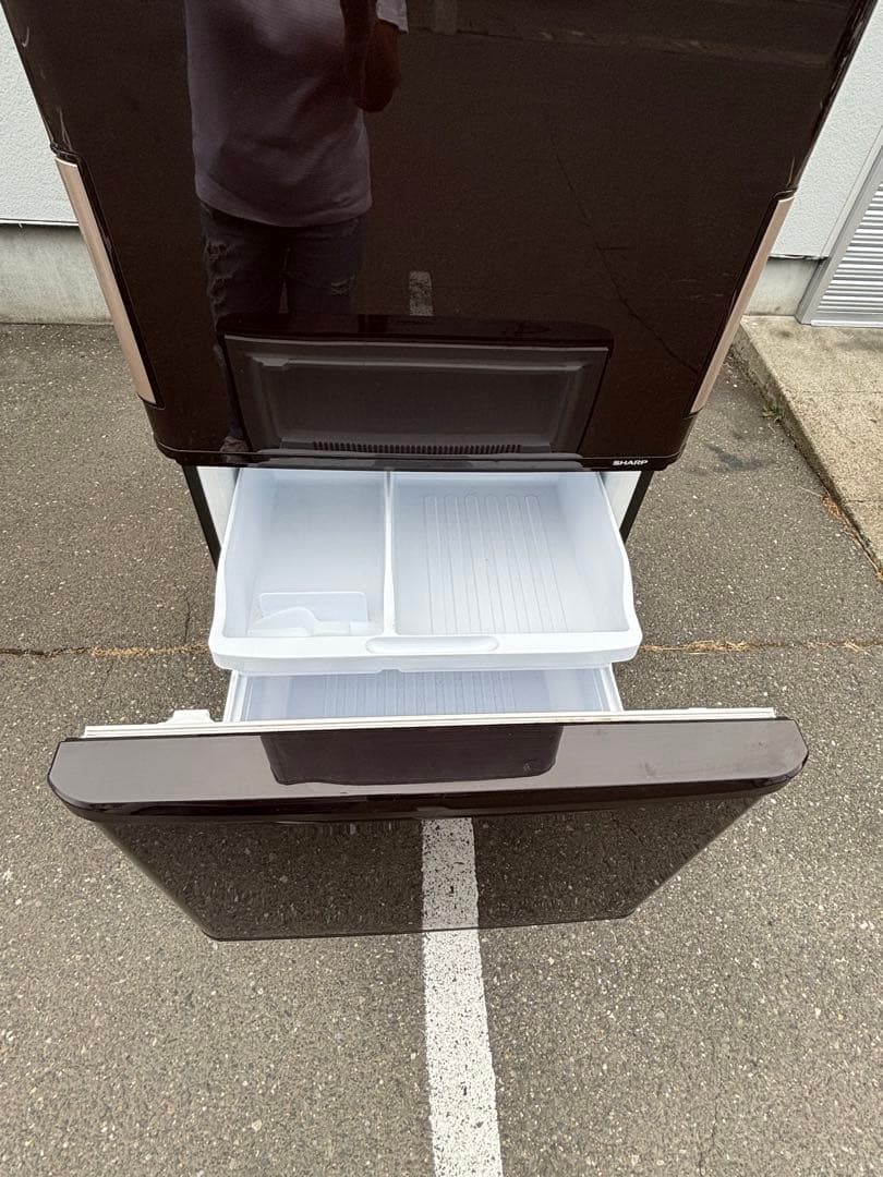 SHARP シャープ 冷蔵庫 SJ-PW35B-T 350L 2016年製