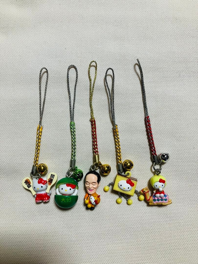 ハローキティ ご当地限定根付けストラップ 25個セット