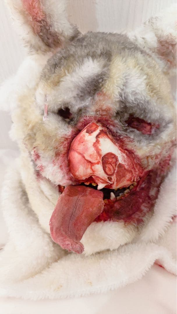 ホラーマスク うさぎ ゾンビ ぬいぐるみ