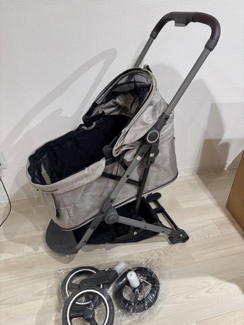 コンビ ペット用カート ルルテイル ベージュcombi