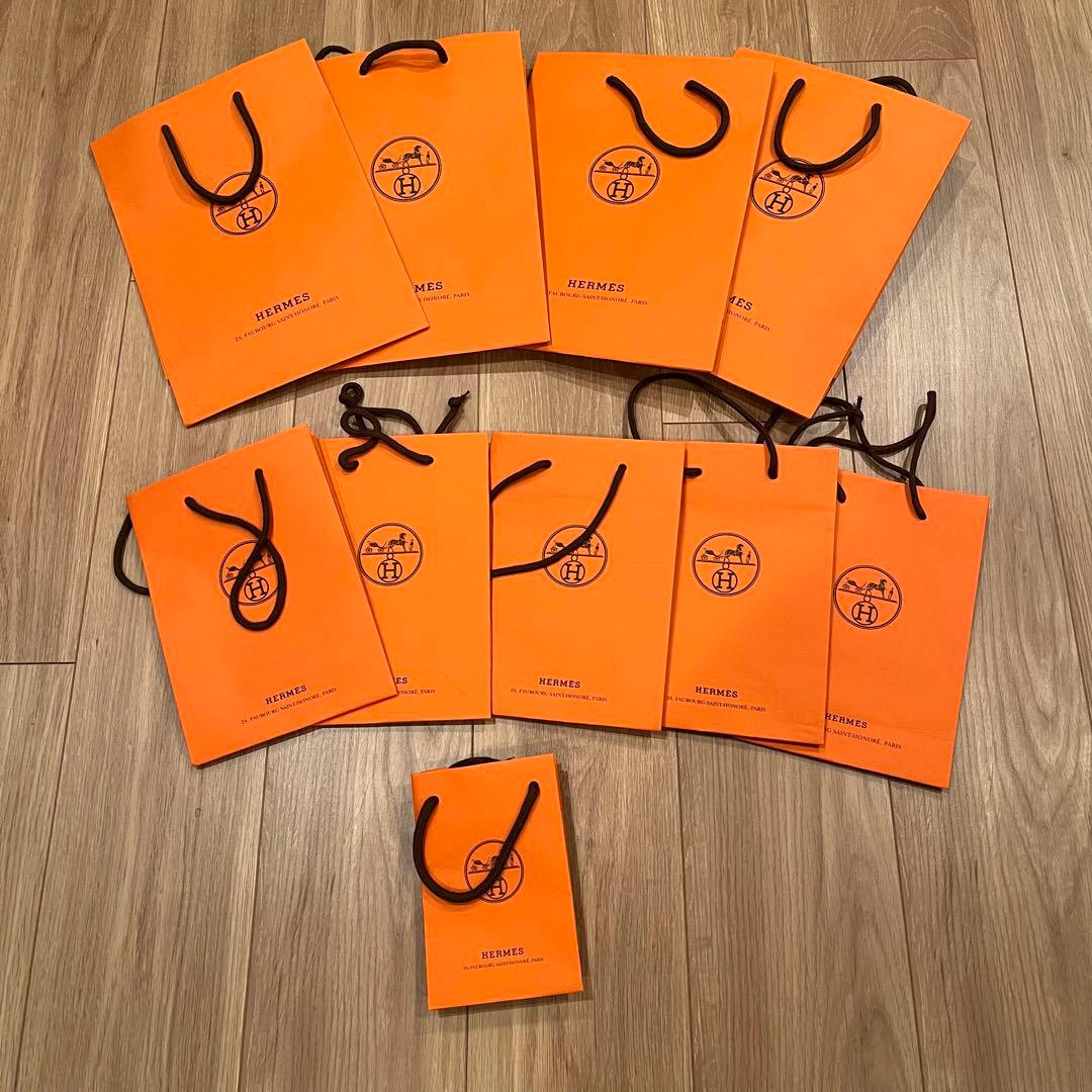 エルメス 紙袋 全8種 35個(バラ売り対応可)