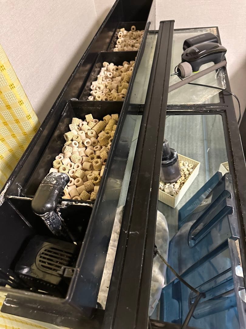 水槽(120×45×45)一式　マーフィード、pHモニターセット