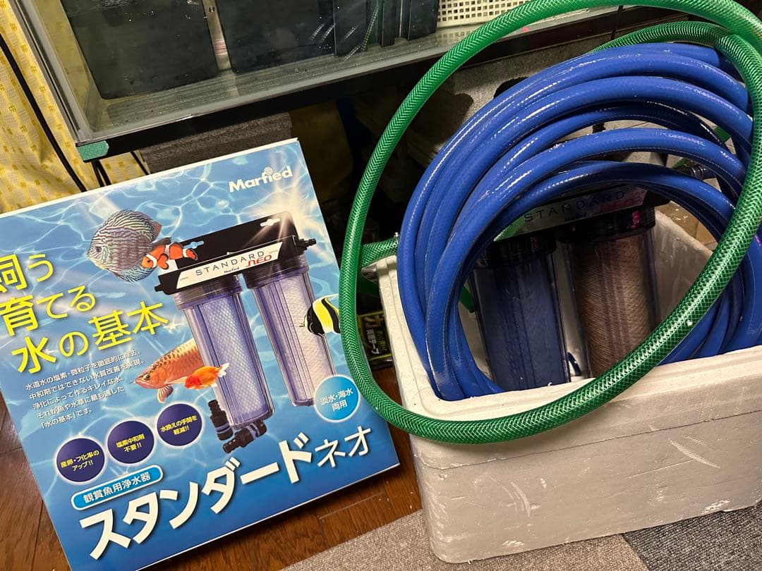 水槽(120×45×45)一式　マーフィード、pHモニターセット