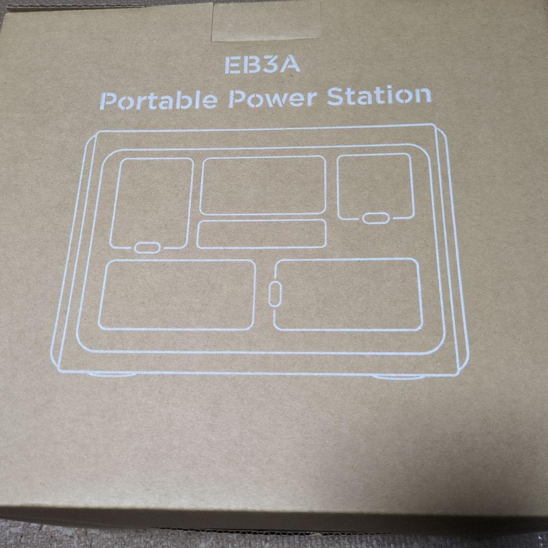 BLUETTI　EB3A　ポータブル電源　充電の為開封での未使用