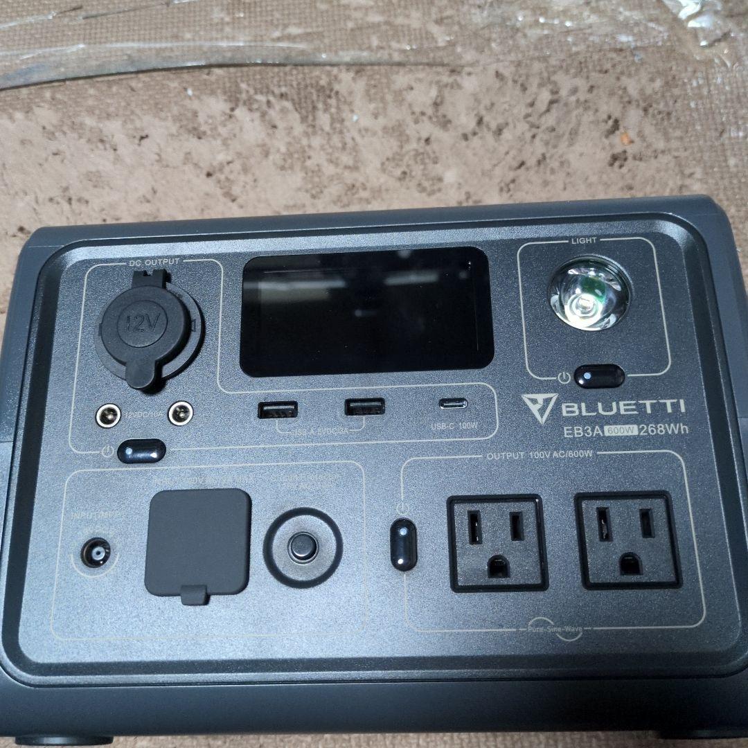 BLUETTI　EB3A　ポータブル電源　充電の為開封での未使用