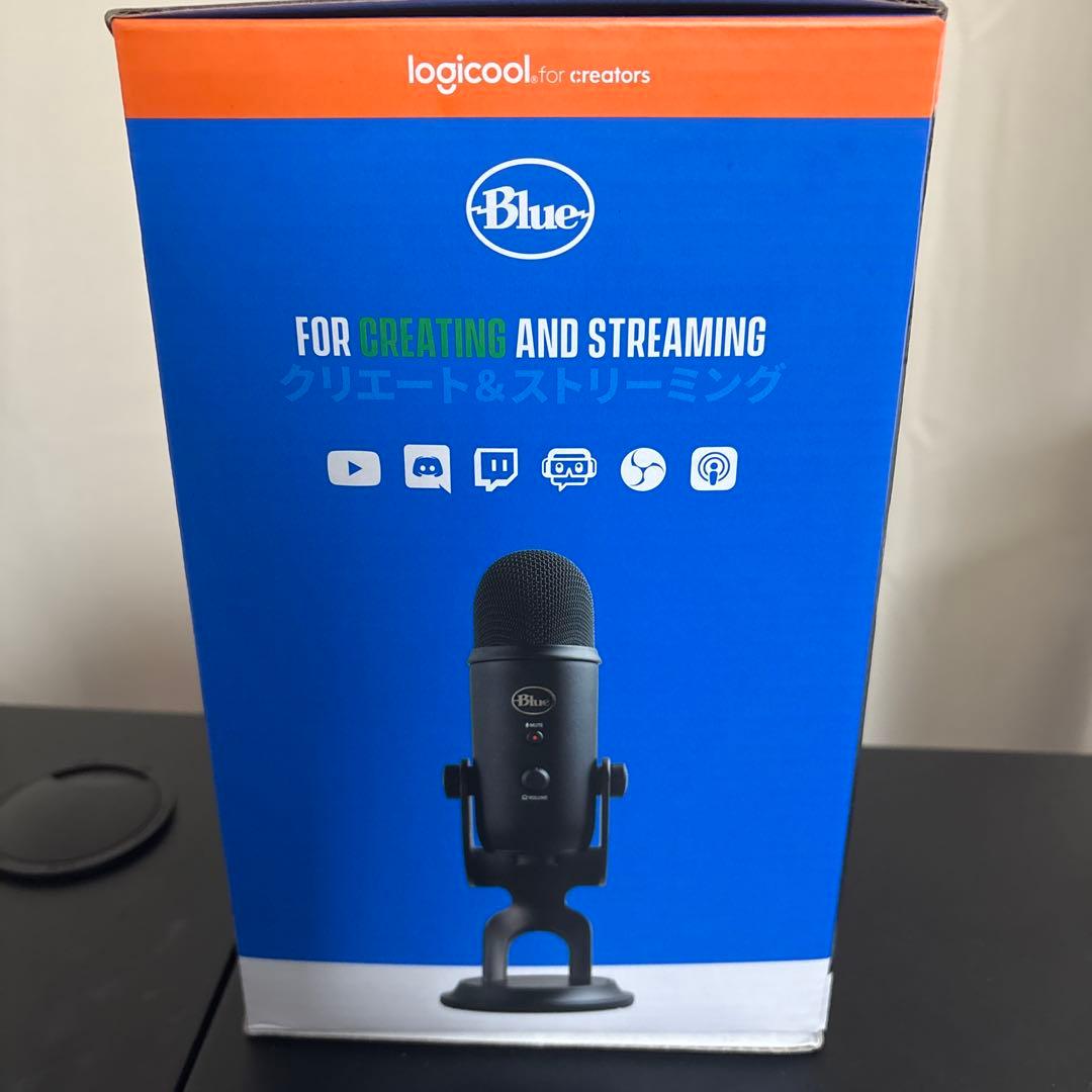 blue yeti USBコンデンサーマイク BM400BK