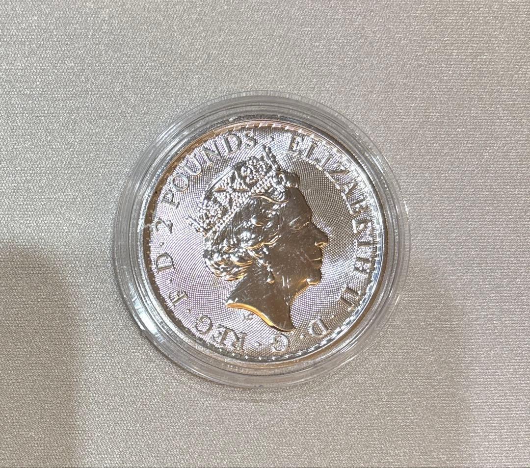 アンティーク 4枚セット 1オンス銀貨　エリザベス女王